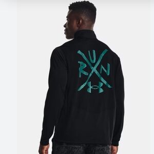 Under Armour Men’s 1/4 Sweatshirt Fitted Destroy All Miles size XL